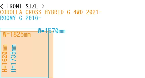 #COROLLA CROSS HYBRID G 4WD 2021- + ROOMY G 2016-